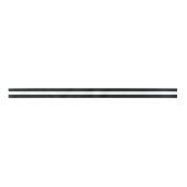 Ruban En Satin (Noir et blanc | horizontal) personnalisable rayé (Devant)