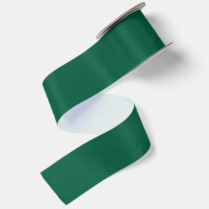 RUBAN EN SATIN NOM ET TEXTE PERSONNALISÉS VERT FONCÉ