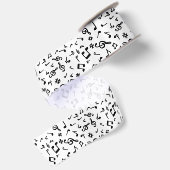 Ruban En Satin Notes de musique (Dos)