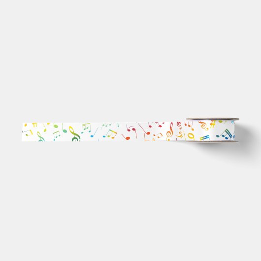 Ruban En Satin Notes de Musique 4 (Devant)