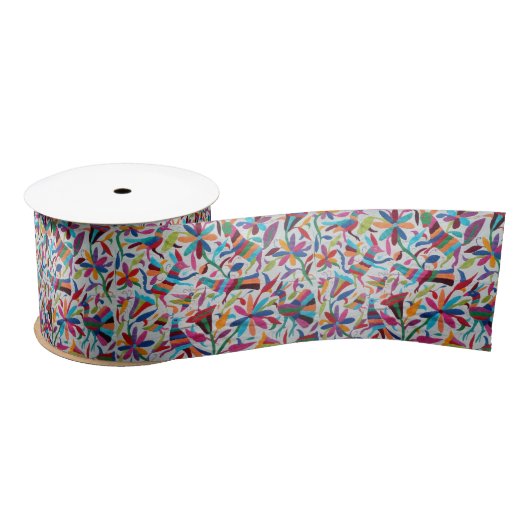 Ruban En Satin Oaxaca Mexique Boho ethnique hispanique maya (Bobine)