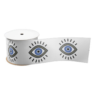 Ruban En Satin Oeil bleu amulet protection contre le mal