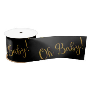 Ruban En Satin Oh Baby Baby Shower