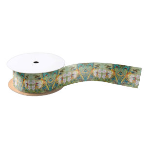 Ruban En Satin oiseaux et abeilles
