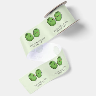 Ruban En Satin Olive Me Loves Olive You   Humour Mariages Cérémon