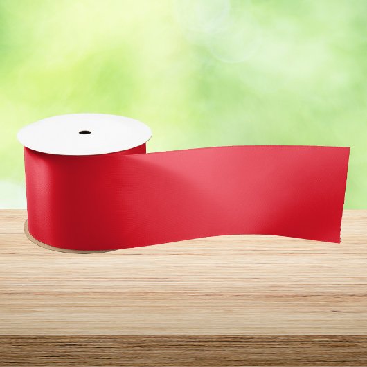 Ruban En Satin Opéra rouge uni