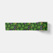 Ruban En Satin Opuntie de floraison sur vert foncé (Devant)