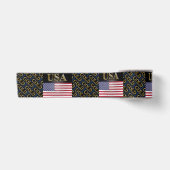 RUBAN EN SATIN OR USA (Devant)