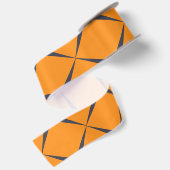 Ruban En Satin Orange, cool, simple, tendance, formes chevron (Dos)