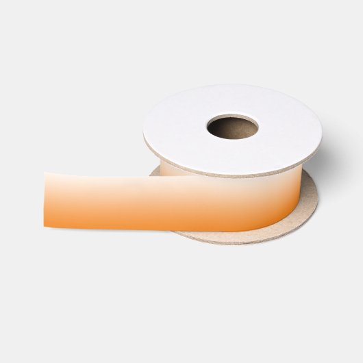 Ruban En Satin Orange Ombre (Bobine)