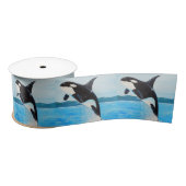 Ruban En Satin Orca Painting (Bobine)