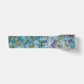 Ruban En Satin Original Moderne Un Design D'Art Abstrait (Devant)