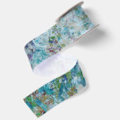 Ruban En Satin Original Moderne Un Design D'Art Abstrait (Dos)