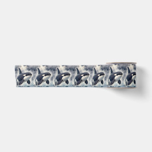 Ruban En Satin Orque Vagues orageuses