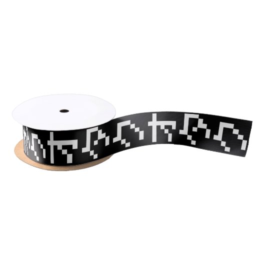 Ruban En Satin OTAKU 8 bits Pixel japonais Katakana vertical (Bobine)