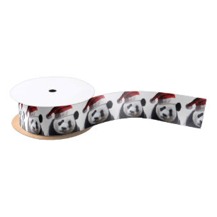 Ruban En Satin Ours de panda Noël