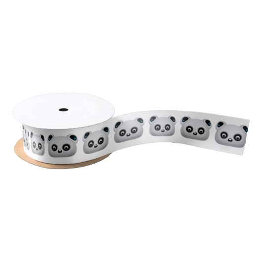 Ruban En Satin Ours panda (Bobine)