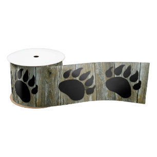 Ruban En Satin Ours Paw