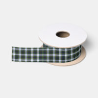 Paid Tartan Rustique Gordon Vert Blanc Noir Chèque