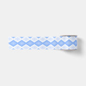 Ruban En Satin Pale blue diamond pattern (Devant)