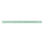 Ruban En Satin Palestinien Green & White Keffiyeh (Devant)