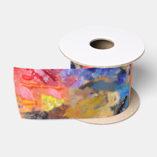 Ruban En Satin Palette de couleurs de peintre artistique