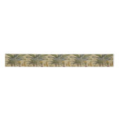 Ruban En Satin Palm Antique Fruit Tropical Art Botanique (Devant)