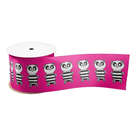 Ruban En Satin Panda Kids (Bobine)