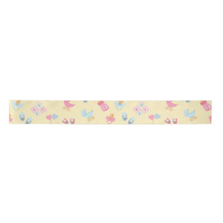 Ruban En Satin Papier d'emballage bébé Douces Commencements – Fin