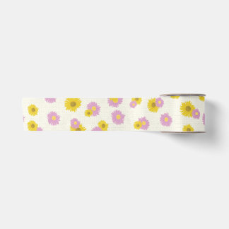 Ruban En Satin Papier d'emballage Daisy