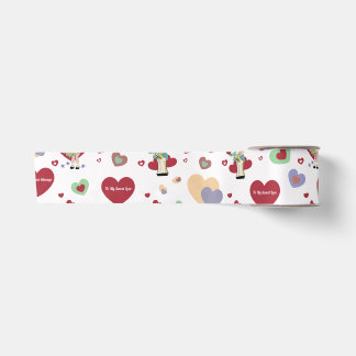 Ruban En Satin Papier d'emballage de la Saint-Valentin