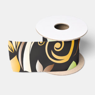 Ruban En Satin Papier peint fleurs 4