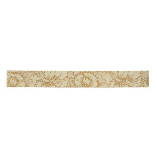 Ruban En Satin Papier peint floral Poppy de William Morris