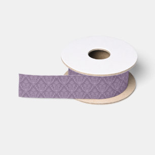Ruban En Satin Papier peint floral pourpre