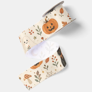 Ruban En Satin Papier peint Halloween scandinave, Art folklorique