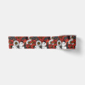 Ruban En Satin Papillon blanc et rose (Devant)