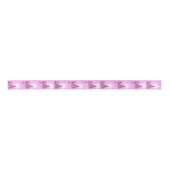 Ruban En Satin Papillon Rose Violet (Devant)