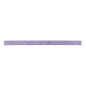 Ruban En Satin Papillons bleu chic en violet style Doodé (Devant)