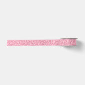 Ruban En Satin Parties scintillant rose Gradient Argent. (Devant)