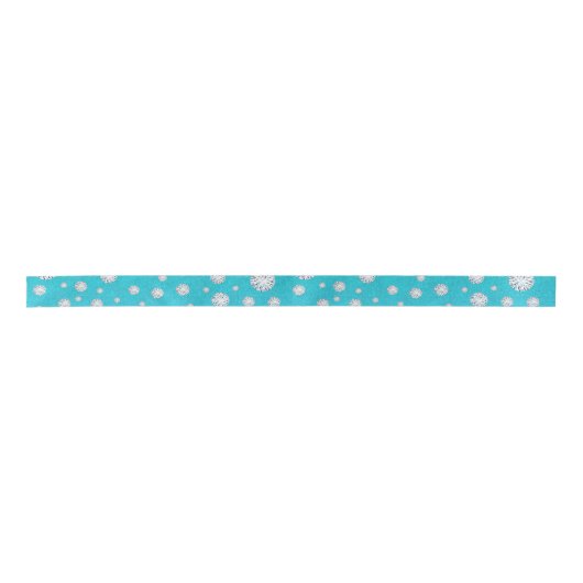 Ruban En Satin parties scintillant turquoise bleue verte avec dia (Devant)