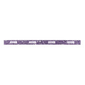Ruban En Satin Parties scintillant violet Faux, texture Look avec (Devant)