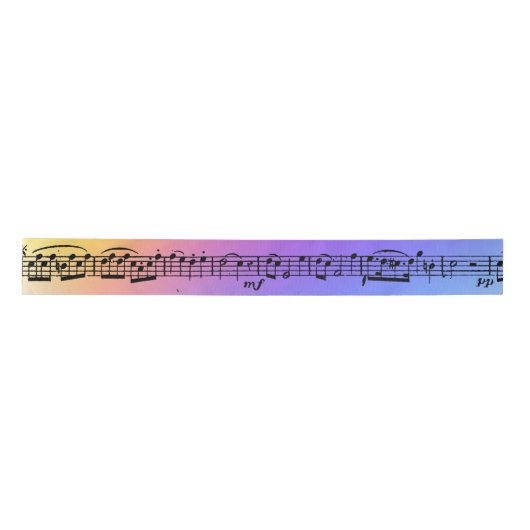 Ruban En Satin Partition Holobow Rainbow (Devant)
