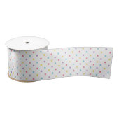 Ruban En Satin Pastel Easter Egg Lattice  (Bobine)