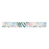 Ruban En Satin Pastel Fern Motif (Devant)