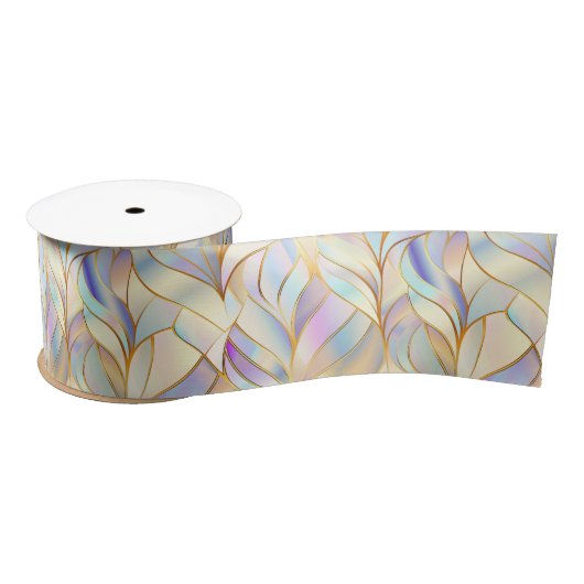 Ruban En Satin Pastel Iridescent (Bobine)