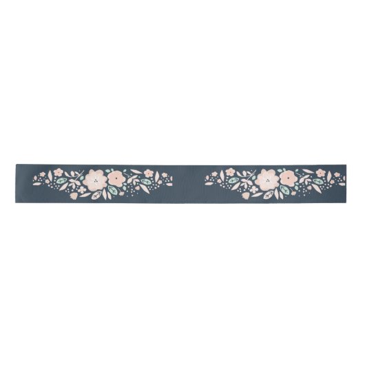 Ruban En Satin Pastel Prettiest Floral Enveloppement Cadeau (Devant)