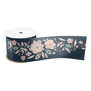 Ruban En Satin Pastel Prettiest Floral Enveloppement Cadeau