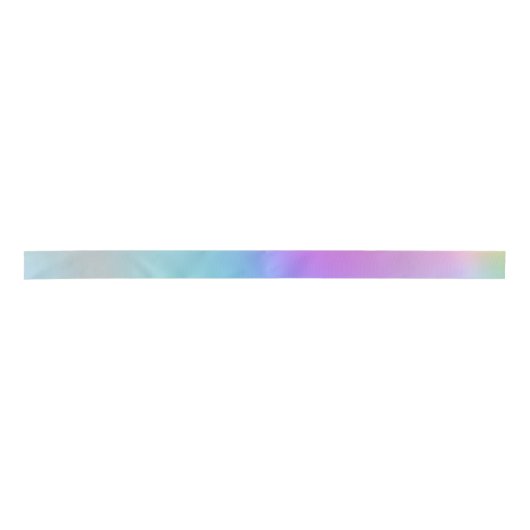 Ruban En Satin Pastel Rainbow Colonnes Abstrait Blur Gradient Omb (Devant)