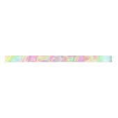 Ruban En Satin Pastel Rainbow Tie Dye Girls Anniversaire (Devant)