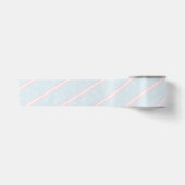 Ruban En Satin Pastel rose, bleu et blanc (Devant)